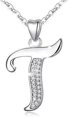 26 Letters Niche Sterling Silver Letter Necklace Clavicle Chain