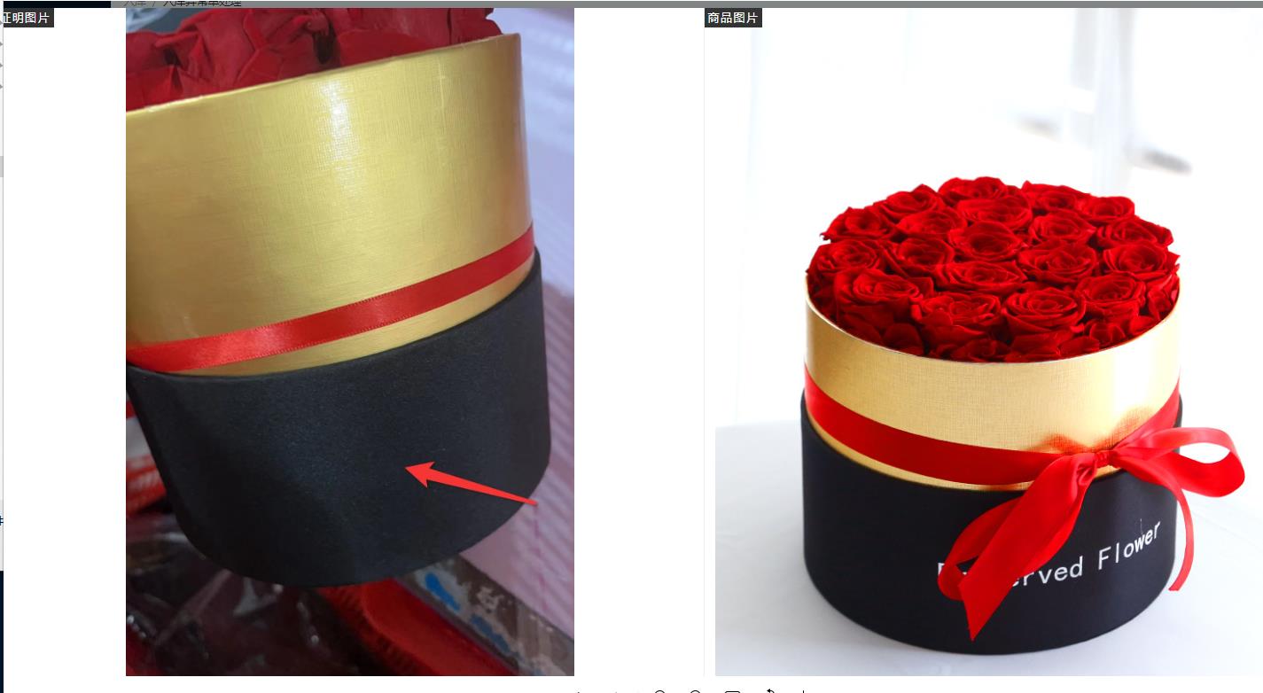 Eternal roses, preserved real rose flowers