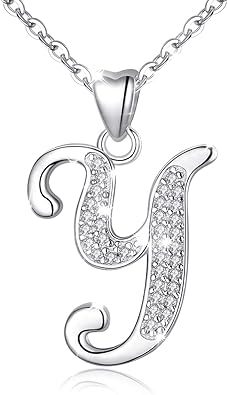26 Letters Niche Sterling Silver Letter Necklace Clavicle Chain